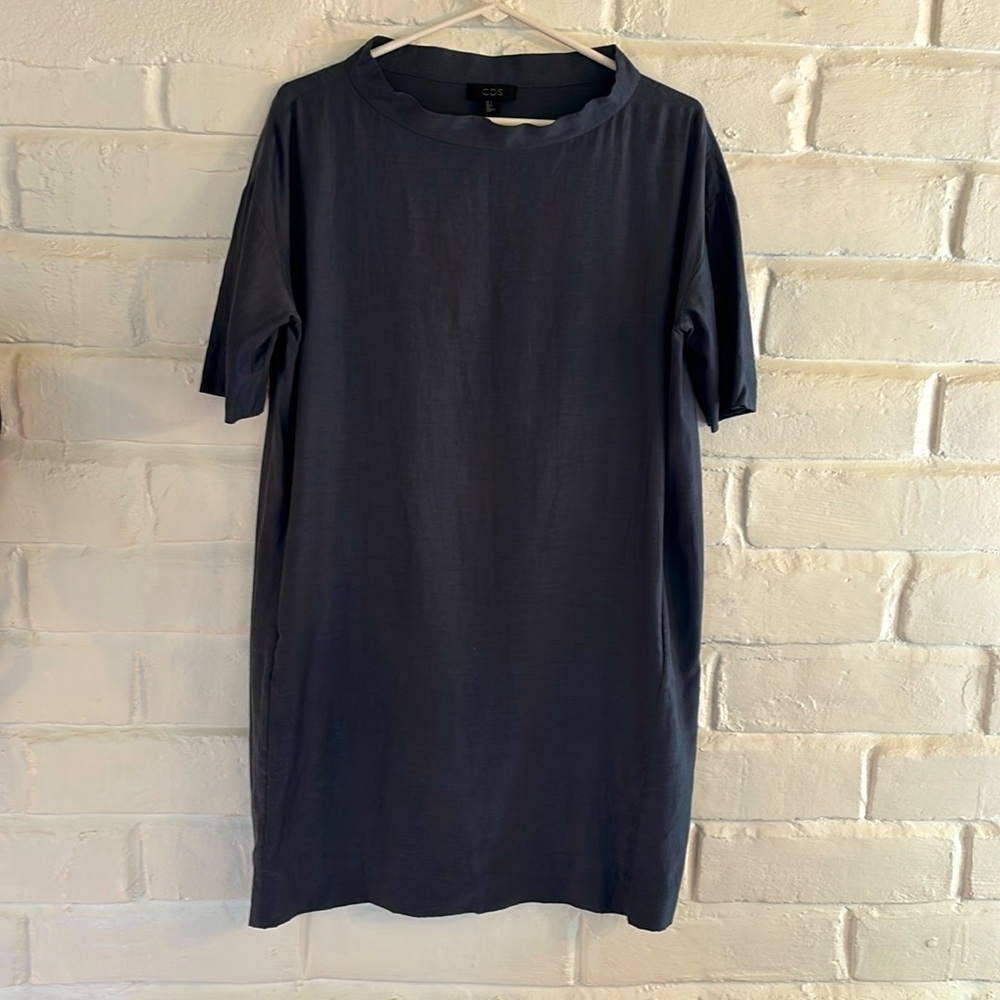 COS Navy Mini Dress